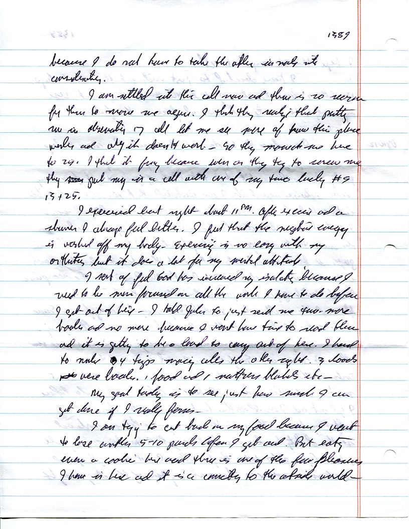 Dr John WorldPeace 2008 Prison Journal